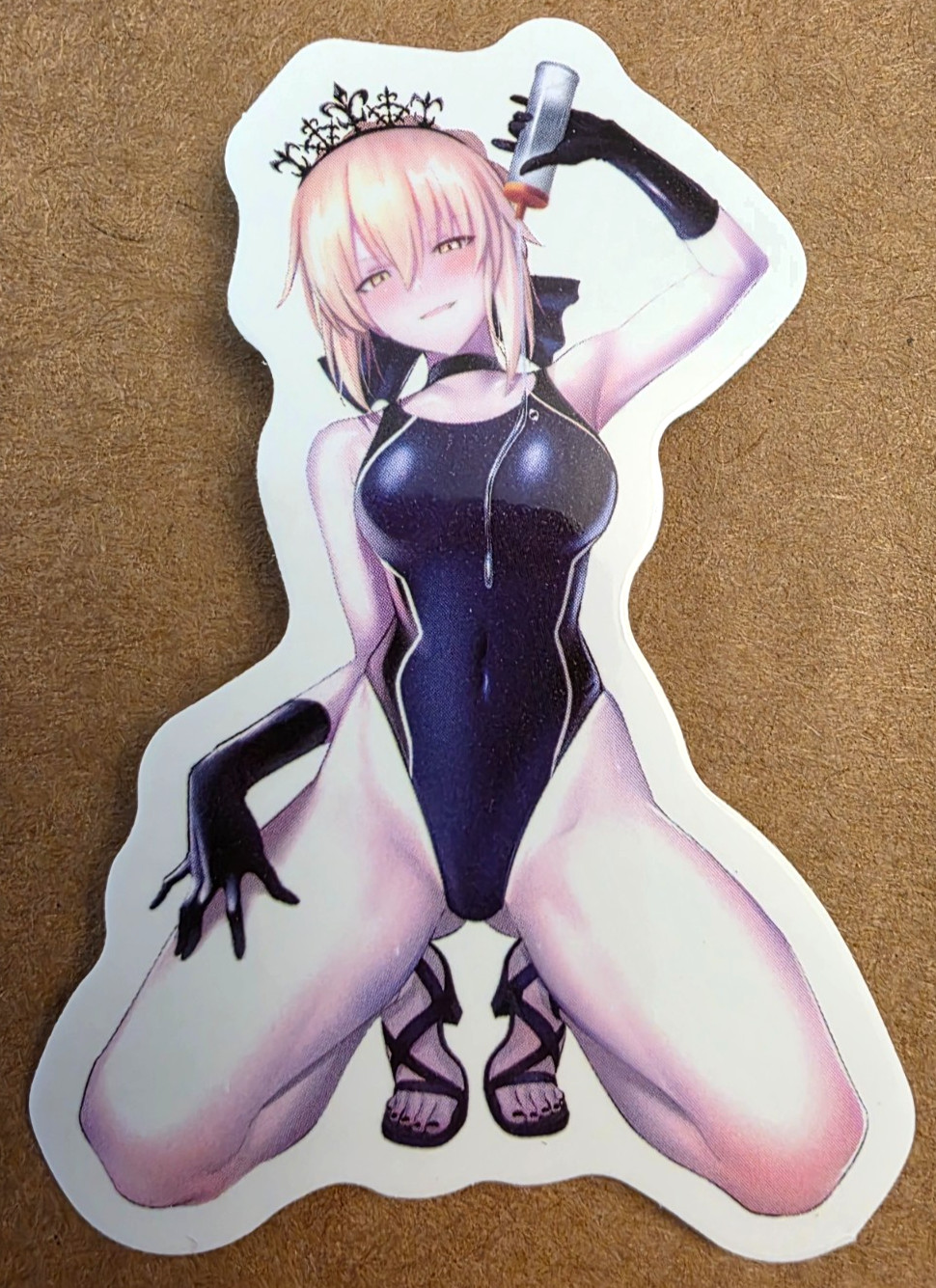 Waifu Sticker Girl Idol Queen Bikini Princess Beach Emo Anime Manga Pin Up Pinup