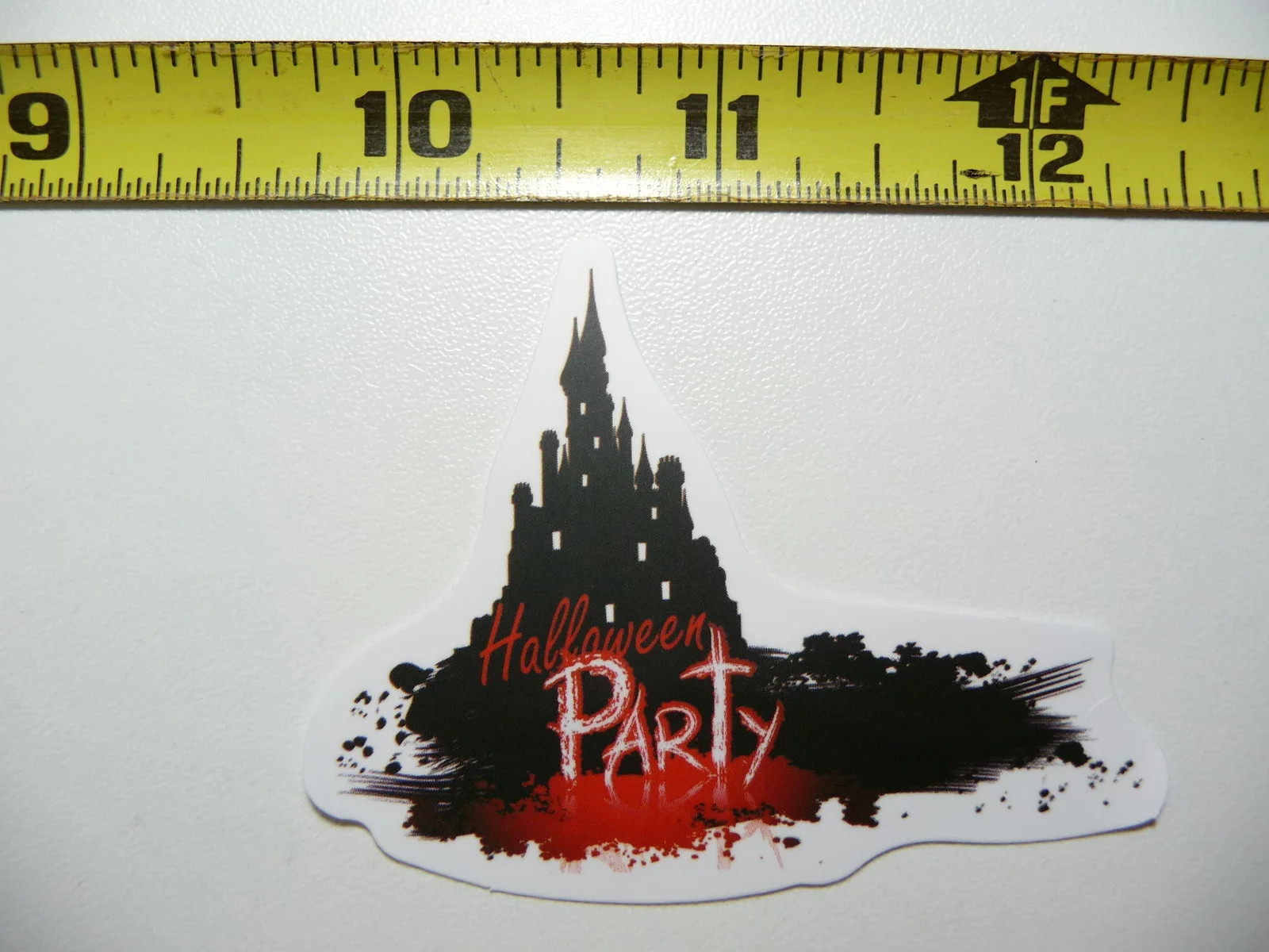 HALLOWEEN CASTLE PARTY SMALL STICKER DECAL FALL SEASON DECORATION FUNNY