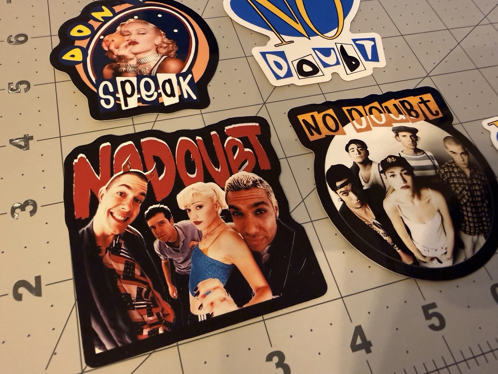 No Doubt Stickers 5 Sticker Lot Alternative Gwen Stefani V