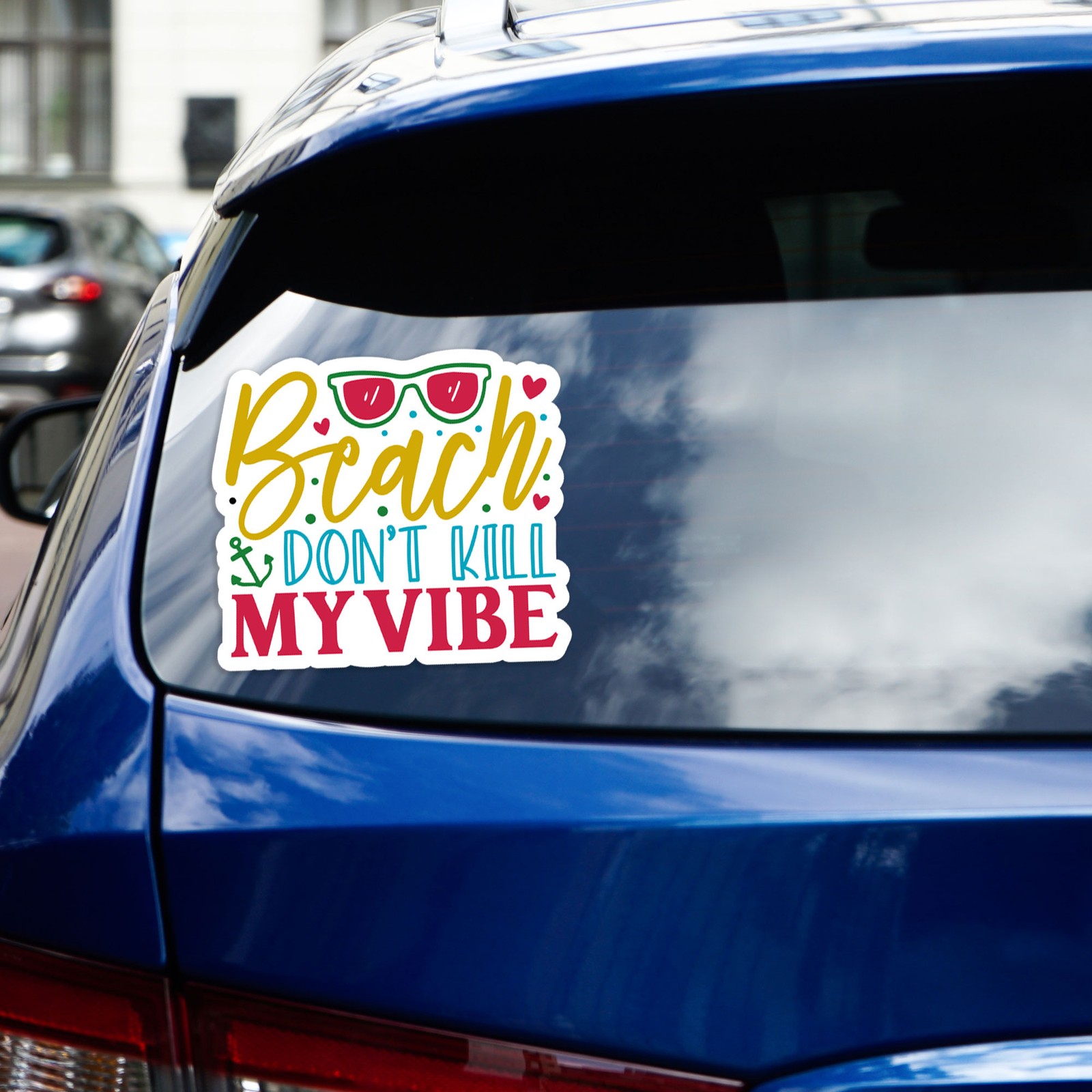 Beach Kill Vibe – Vinyl Decal Sticker – Car Window Laptop – #744