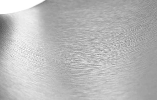 Silver Brushed Aluminum Vinyl Wrap Sticker Decal Film Sheet – 12"X60"