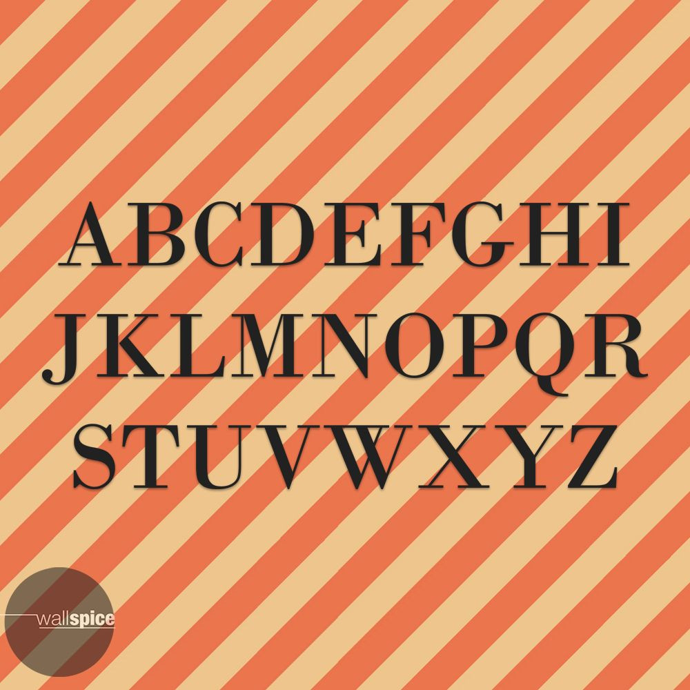 Personalized Family Name Monogram With Initial (2 Color Combo) Vinyl Wall Decal