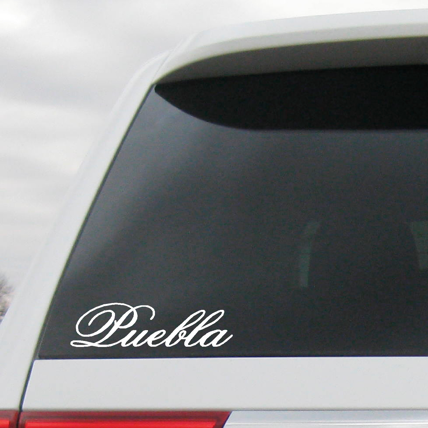 Puebla Decal Lettering Estado sticker Mexico State MX PUE Mole Poblano