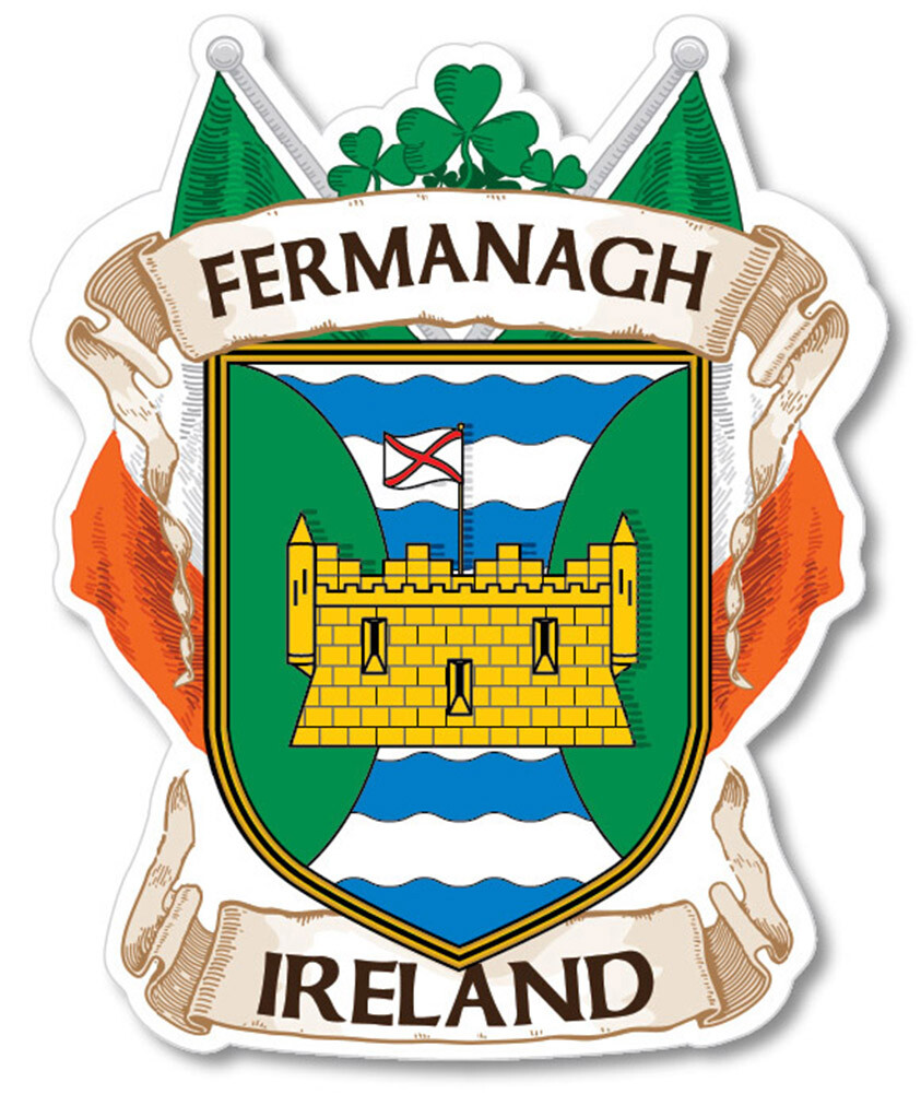 County Fermanagh Ireland Irish Decal Sticker