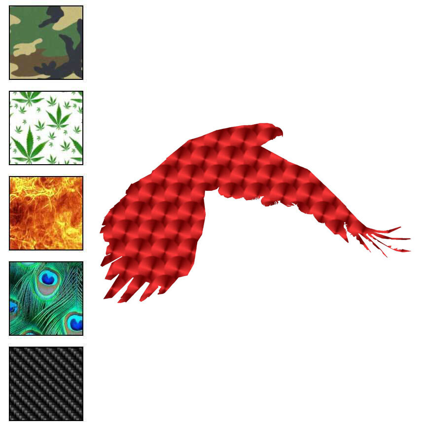 Crow Bird, Vinyl Decal Sticker, 40 Patterns & 3 Sizes, #6087