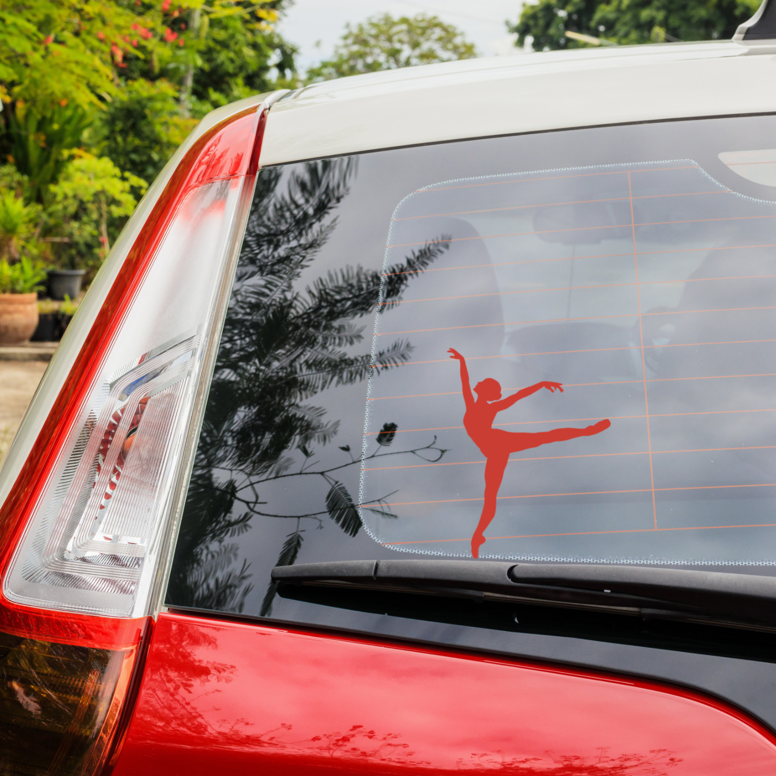 Ballerina Arabesque Vinyl Decal, Decal for Cars, Laptop, Phone, Tumblers
