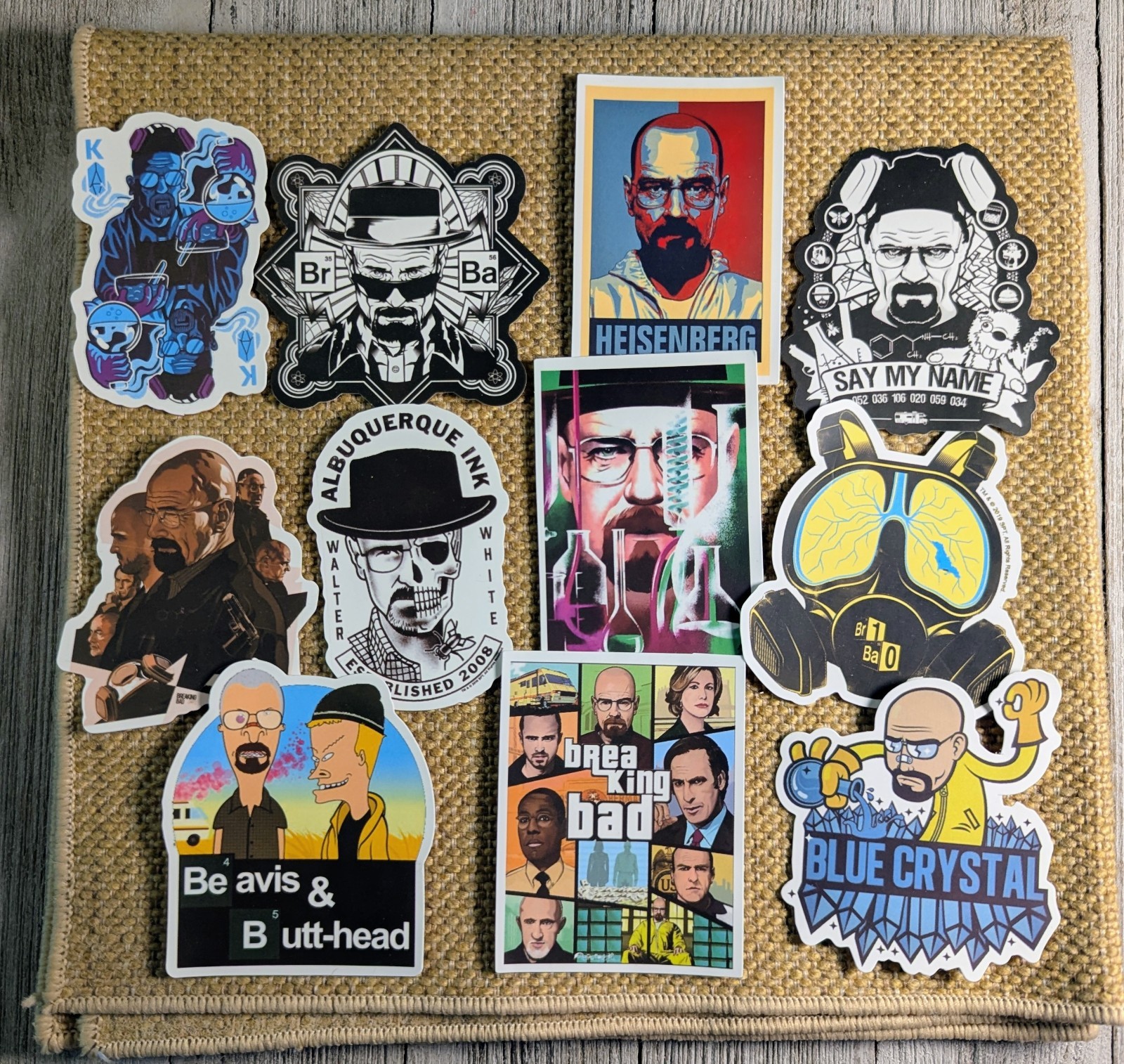 Assorted Breaking Bad Sticker Set 40 Stickers included