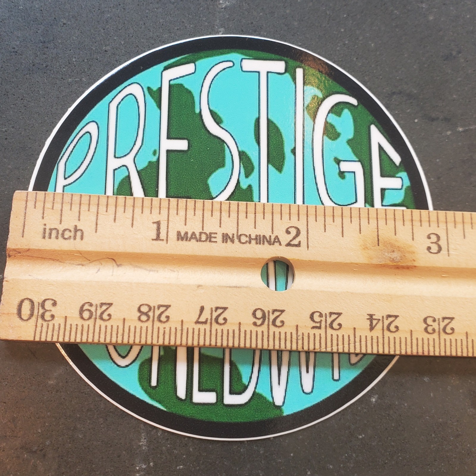 Prestige Worldwide Sticker HEAVY DUTY WEATHER PROOF VINYL WORLDWIDE 🌐 SHIPPING