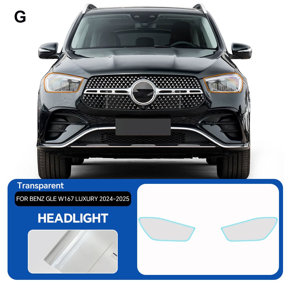 Benz GLE W167 Luxury 2024-2025 Full Car Kit Precut Paint Protection Film Clear