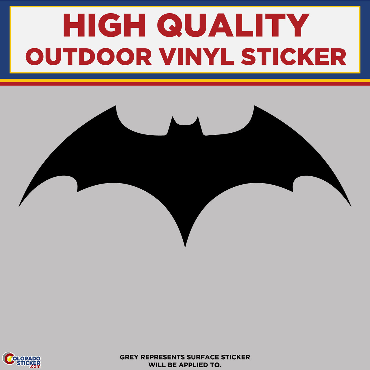 Batman Die Cut, High Quality Vinyl Stickers