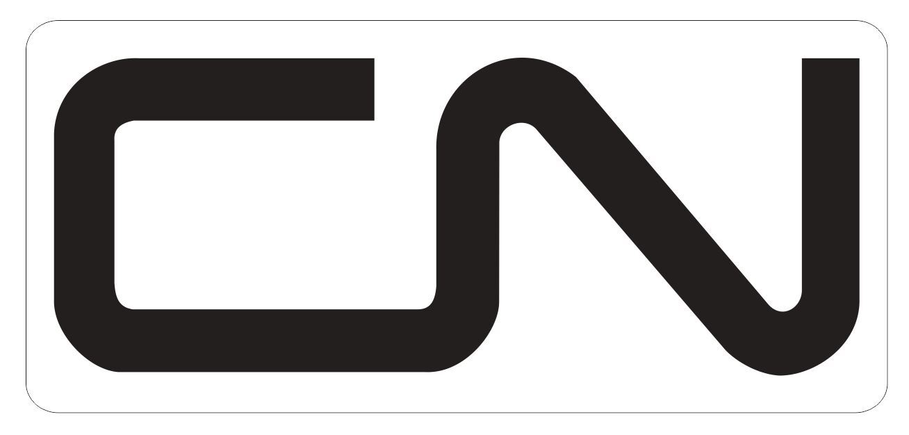Canadian National Railroad Railway Train Sticker Decal R328