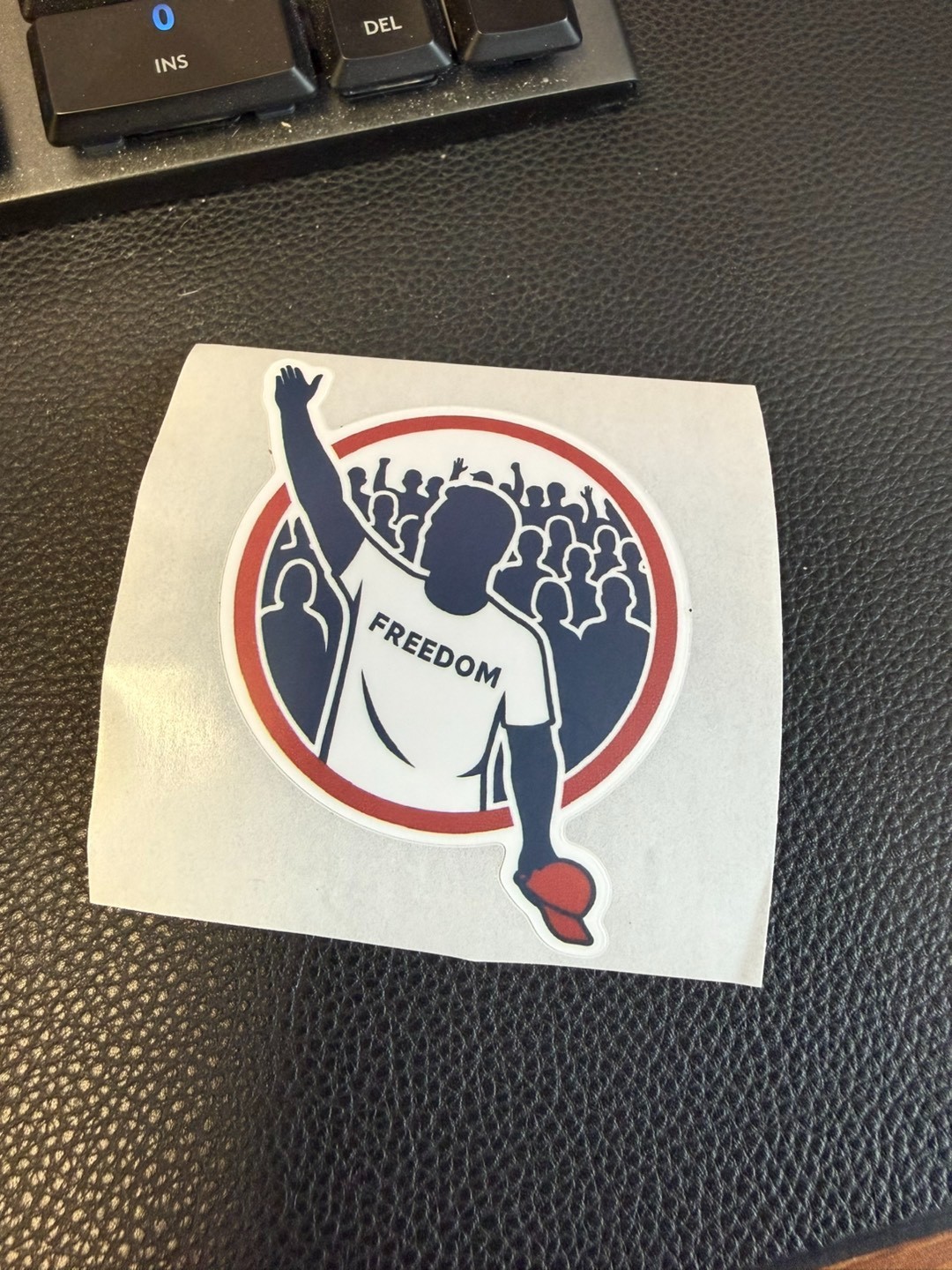 FREEDOM Sticker decal 2.26″ × 3″ Charlie Kirk