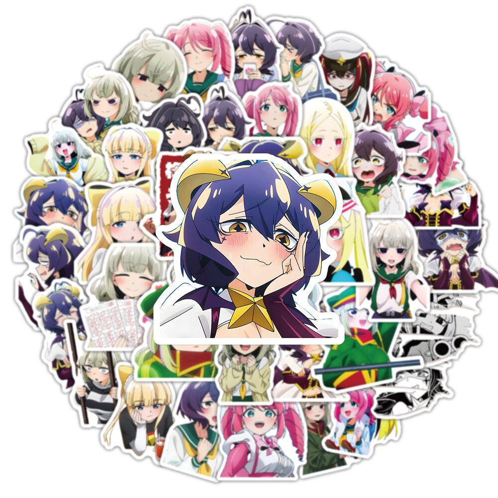 100Pcs Gushing Over Magic Girls Cartoon Stickers for Teens Girls Water Bottles
