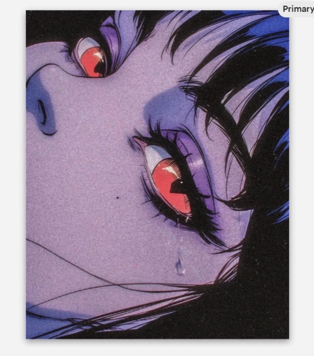 3” Anime Girl Sticker Vinyl Decal Matte Finish Dishwasher Safe
