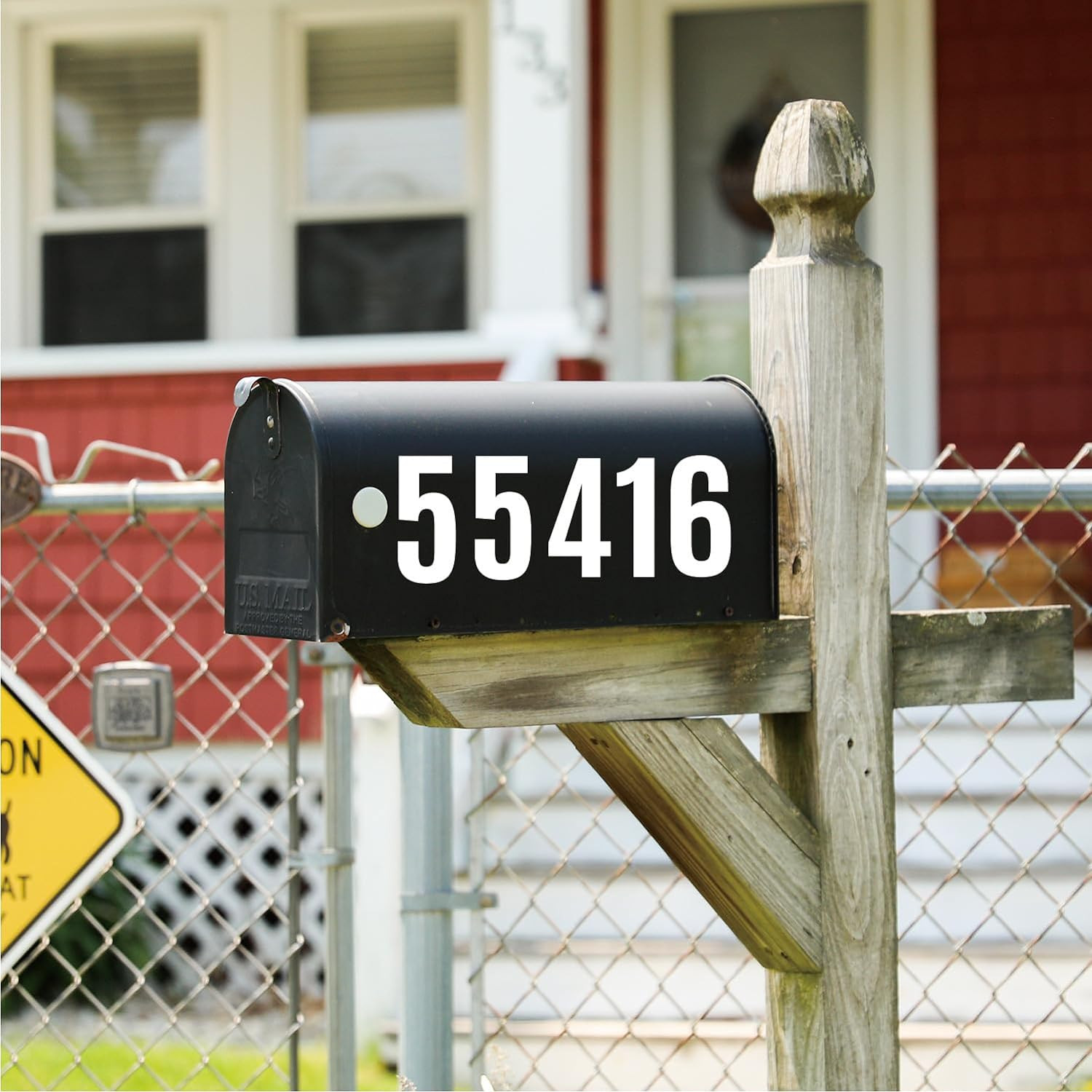 3inch Large Mailbox Numbers Stickers 4 Sheets Letter and Numbers Stickers Wat…