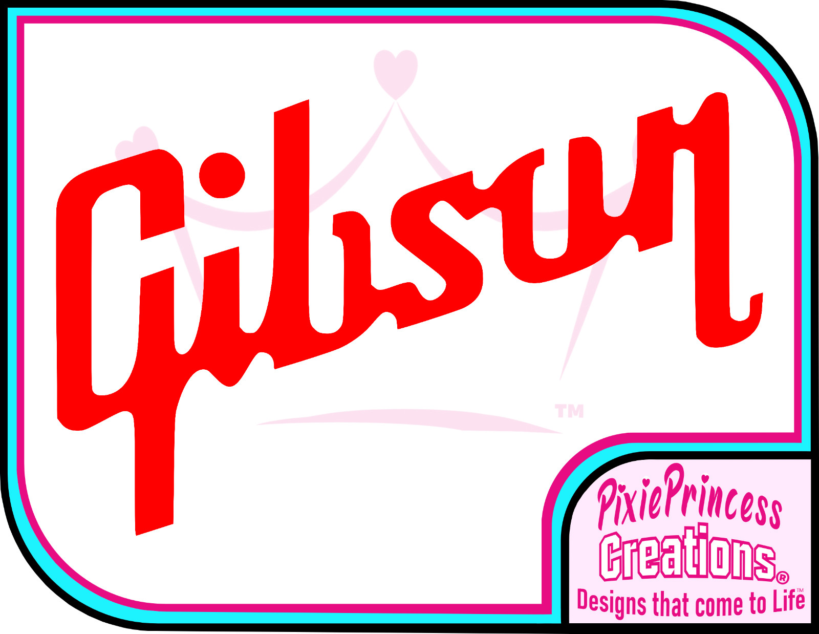 Gibson Guitar Bass Logo A Vinyl Sticker Car Bedroom Poster Art Wall Window Music