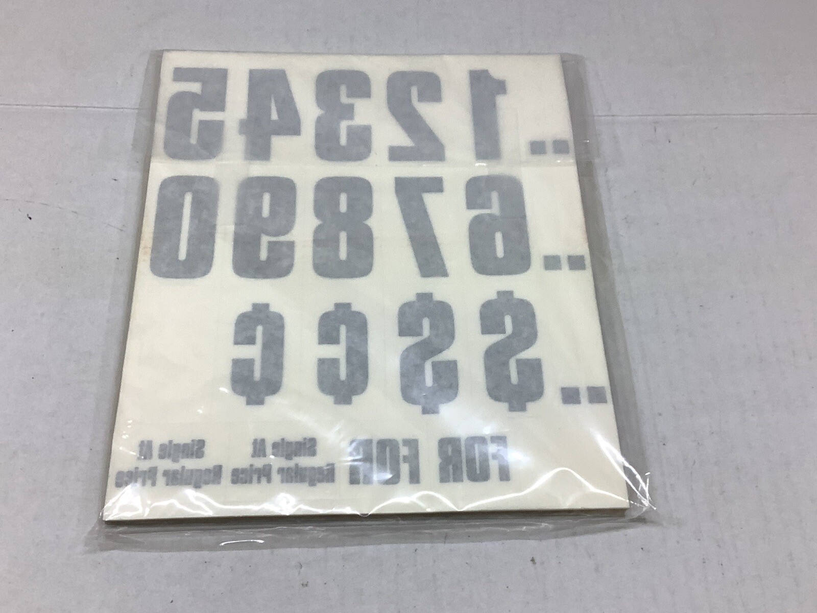 Black Pricing Numbers Multiple Sheets 50-100? – Brand Unknown