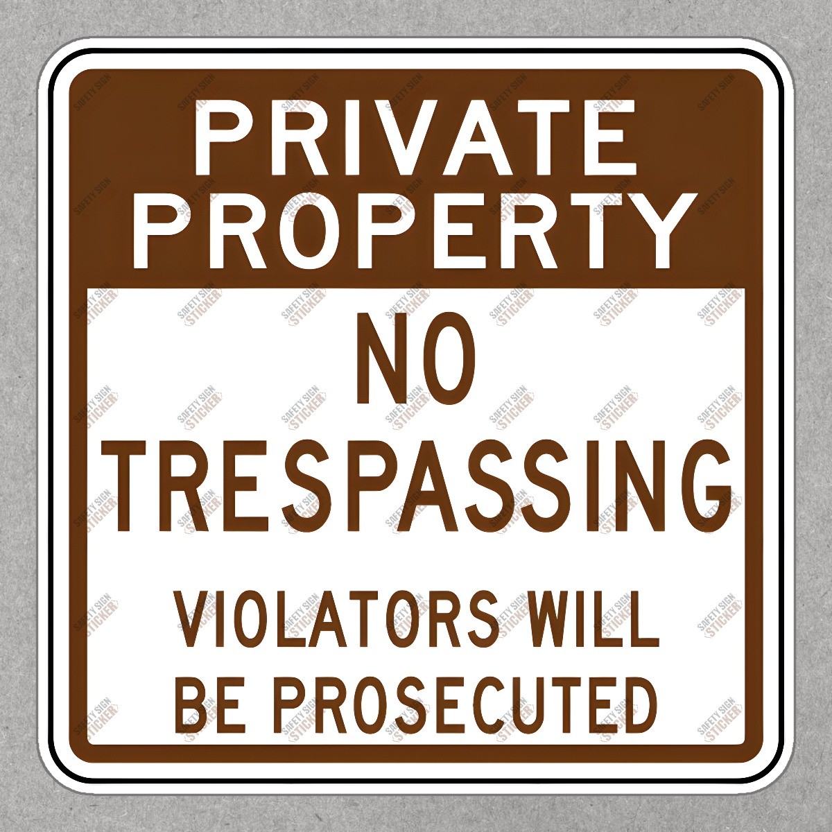 Private Property No Trespassing Sign Ensure Safety & Compliance #506182