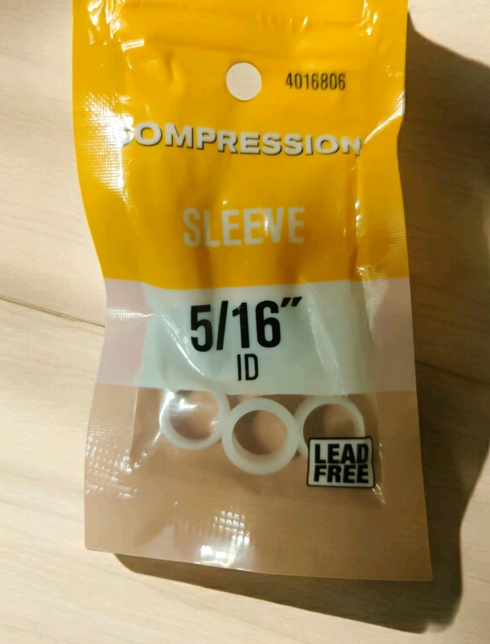 1 Pack Of 3 ✓ 5/16 ID Plastic Compression Sleeves