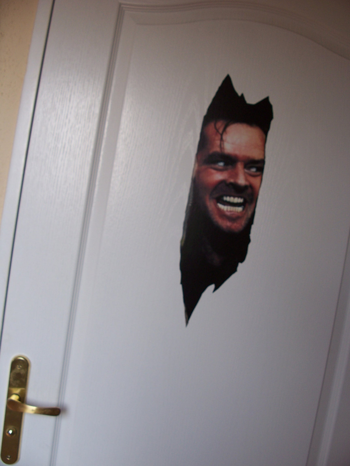 The Shining Door sticker Decal Vinyl Here's Johny Jack Nicholson Stephen King !!