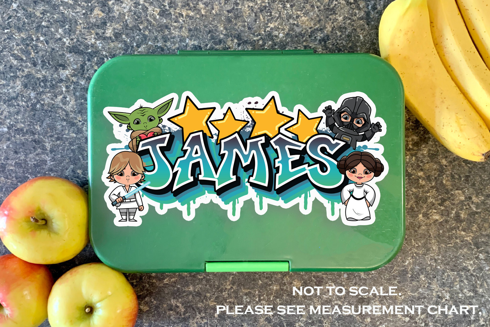 Custom Name Sticker Personalized Vinyl Decal Graffiti Style Space Warrior Sci-Fi