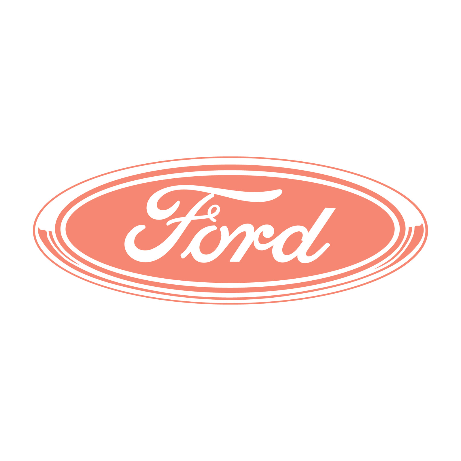 Ford Die Cut Decal Made in USA Multiple Color Options & Sizes Available 6+yrs