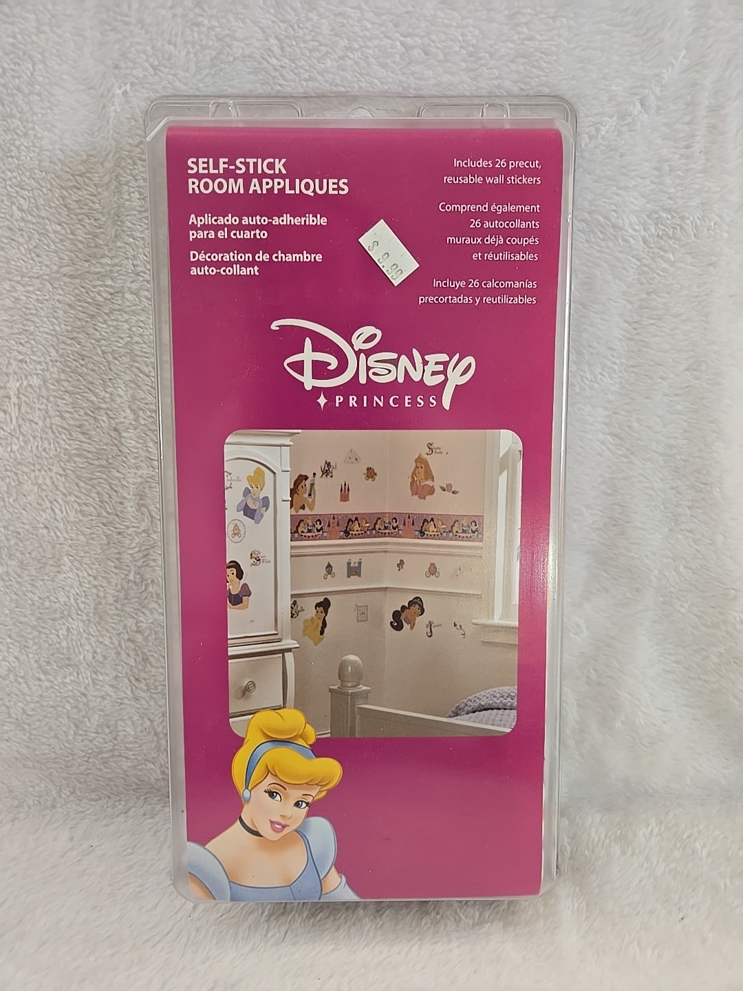 Disney Princess Vtg Y2K Bedroom Decor Lot Of 7 NOS Wall Border Valance Applique