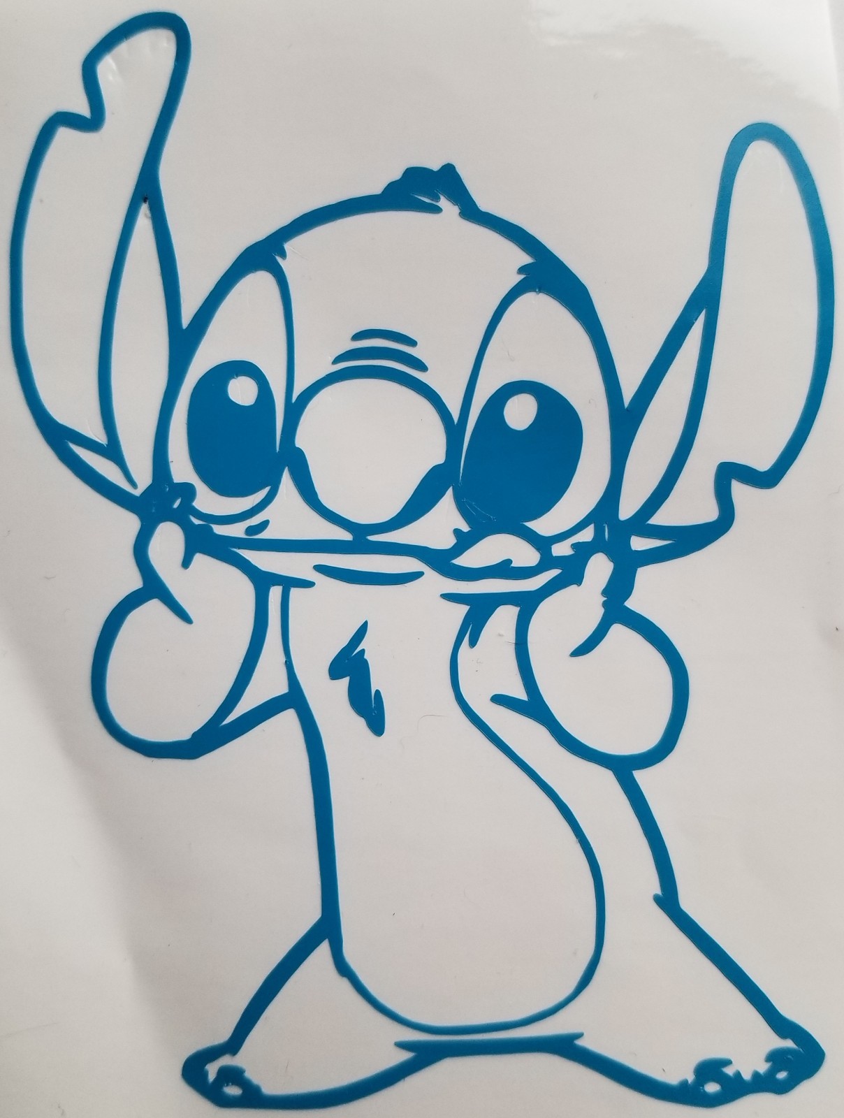 Disney Stitch tongue out Vinyl Window car Decal/Sticker