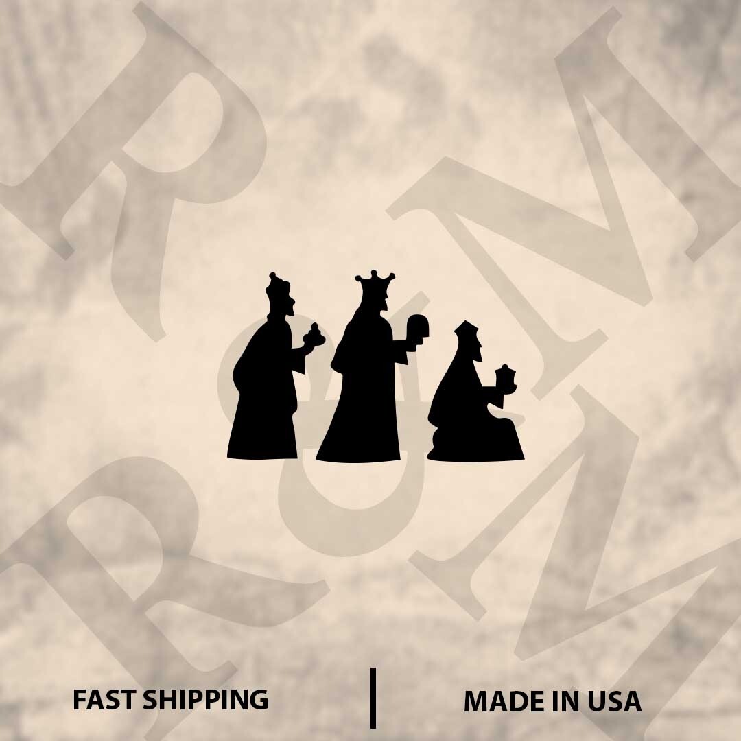 Three Wise Men |Christian | Jesus |Vinyl Sticker |Decal for Window|Laptop|Car