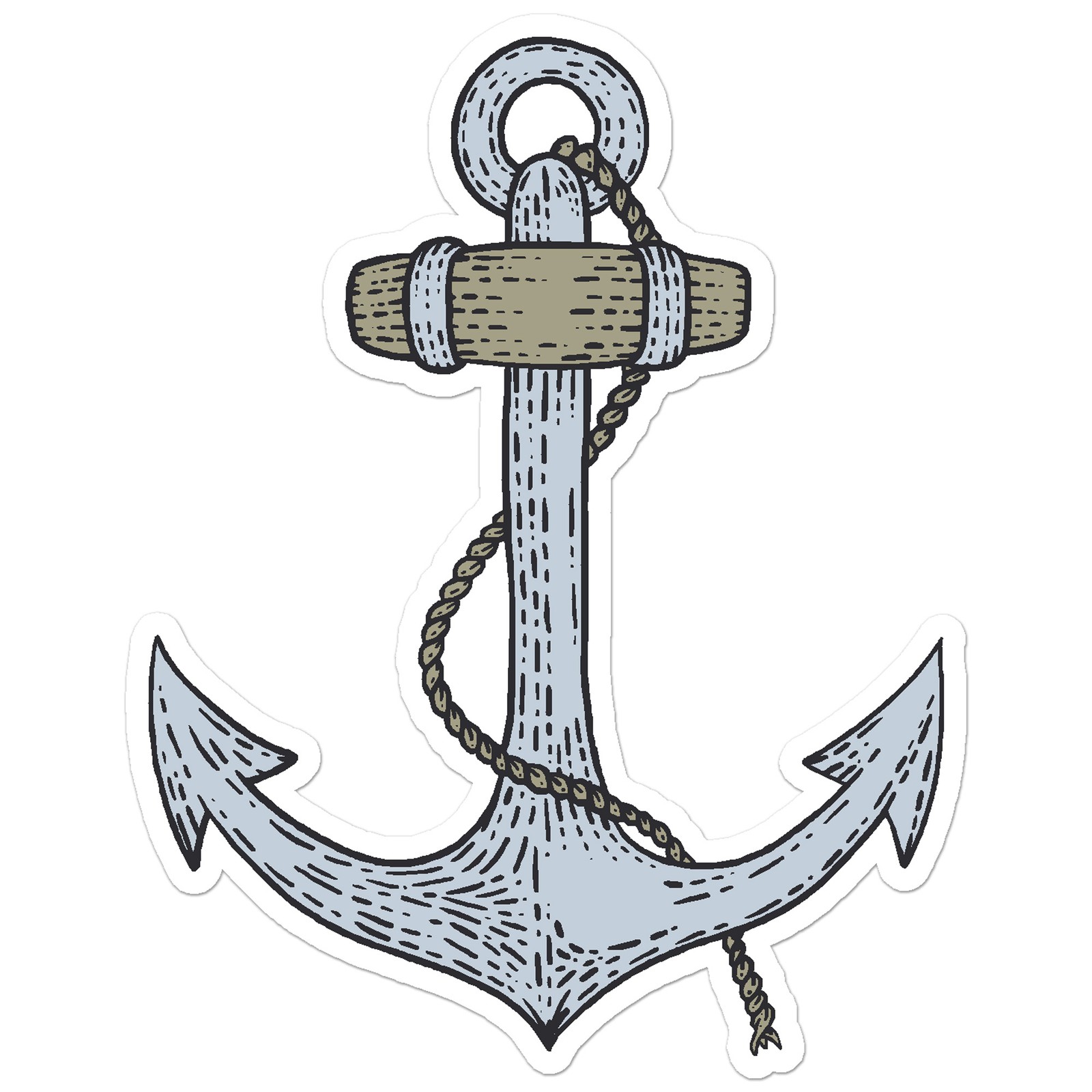 Boat Anchor – Vinyl Decal Sticker – Car Window Laptop – ebn11468