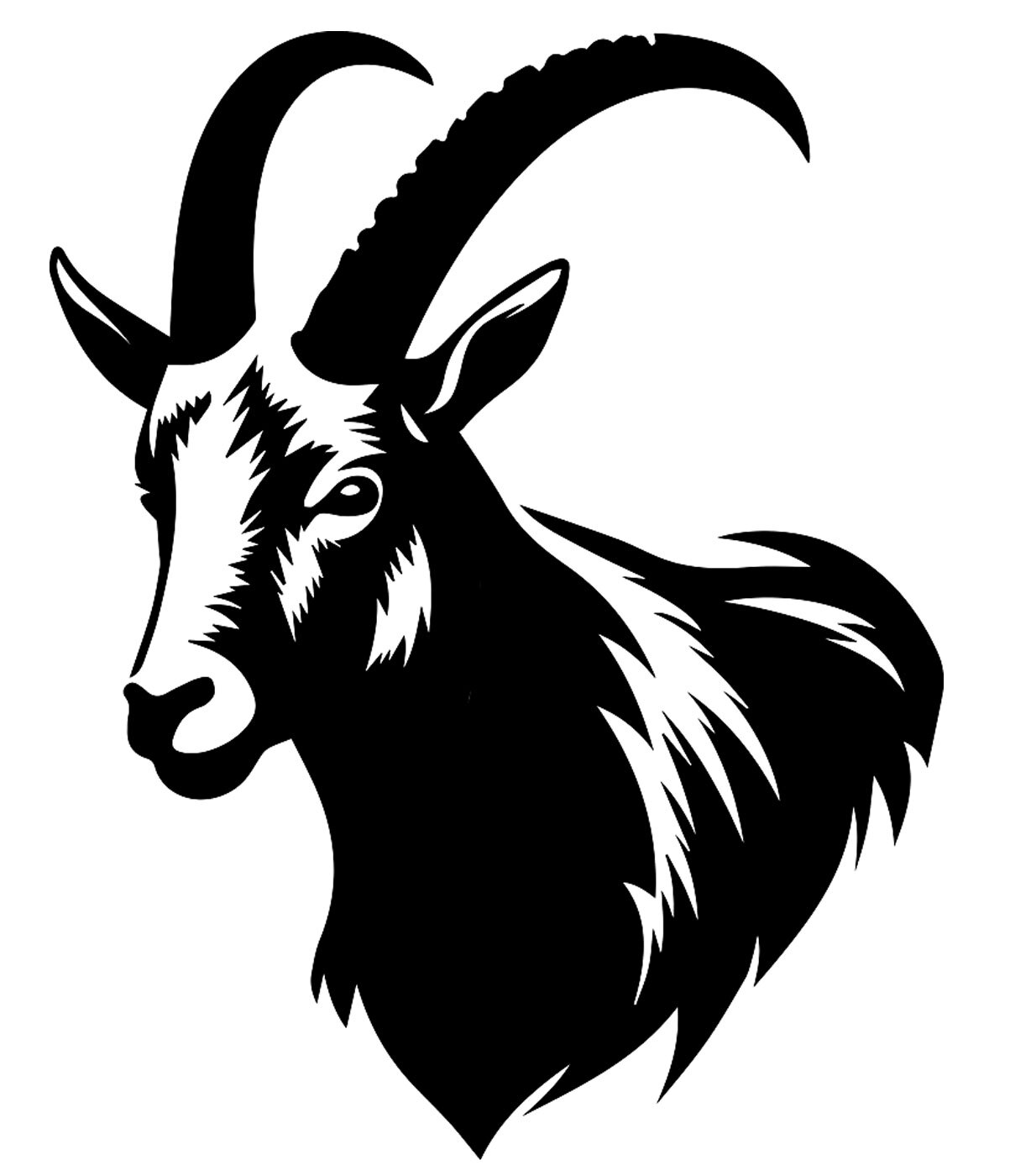 Goat Graphic Vinyl Decal Car Window Laptop Tablet Notebook Tumbler