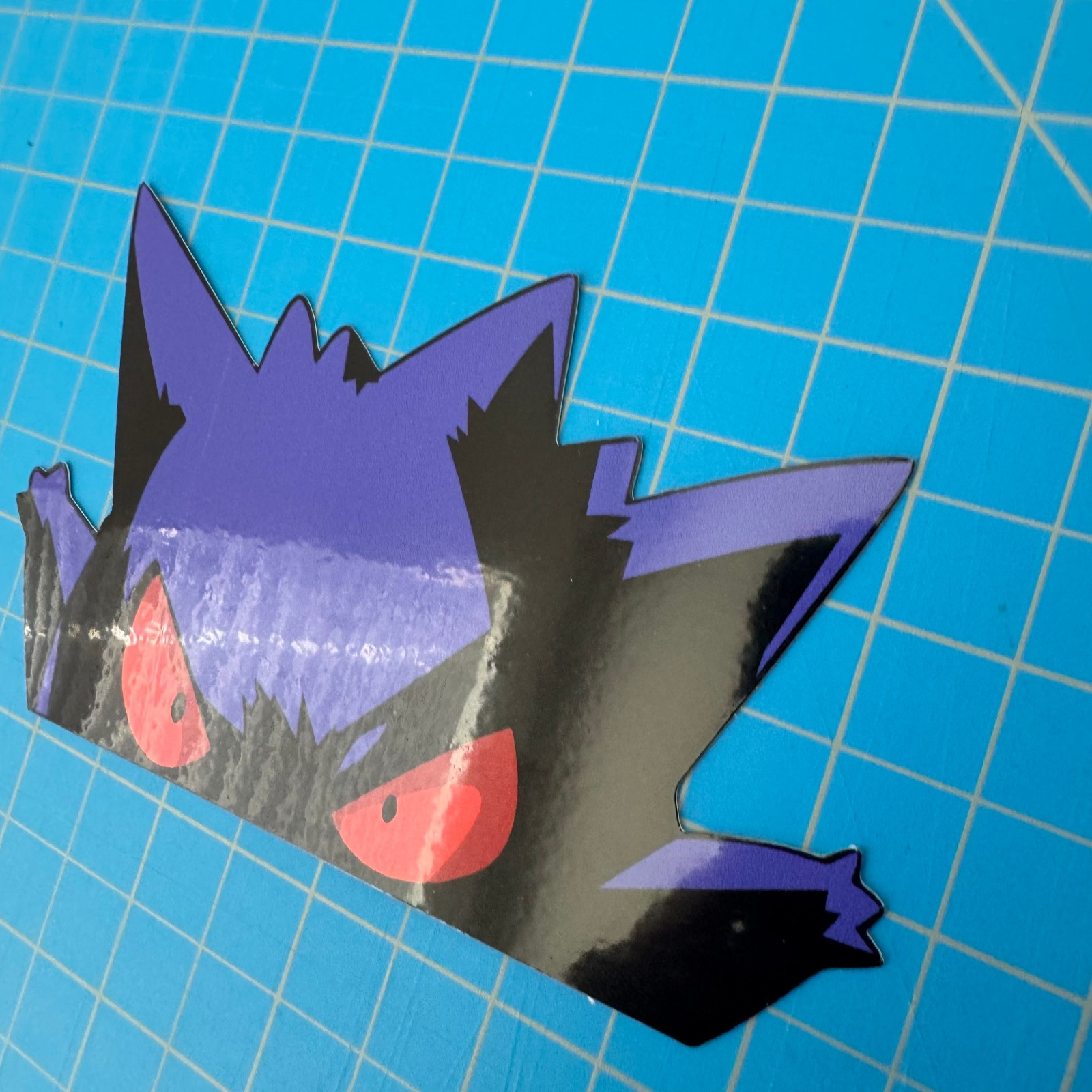 Gengar Peeker Anime Vinyl Sticker Pokémon Car Window Decal USA Made