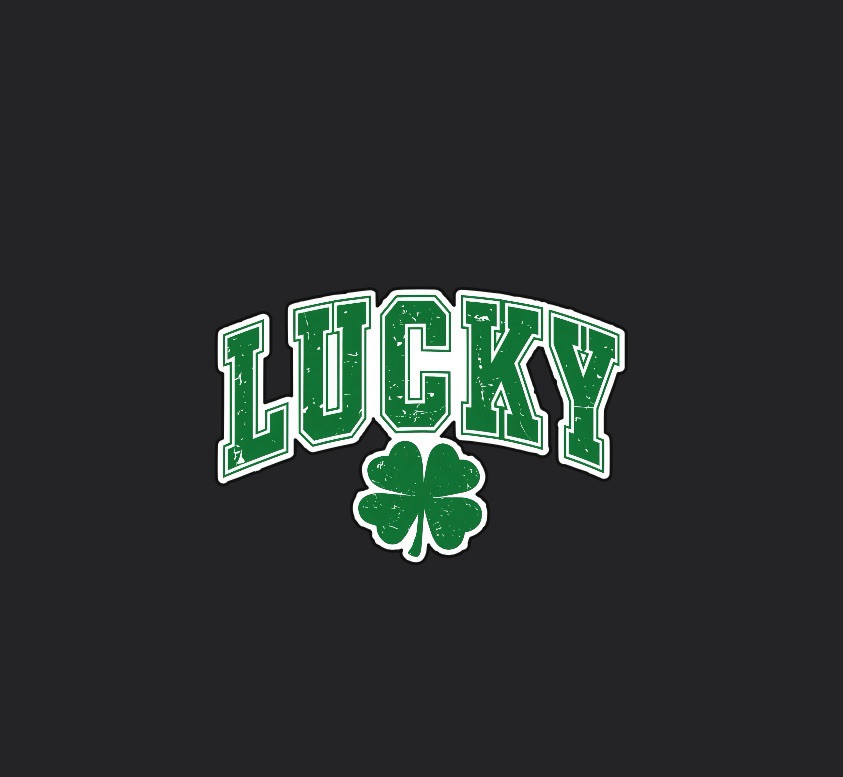 New 3” Wide Lucky Vinyl Decal Sticker Irish Stanley Cup St Patrick’s Day