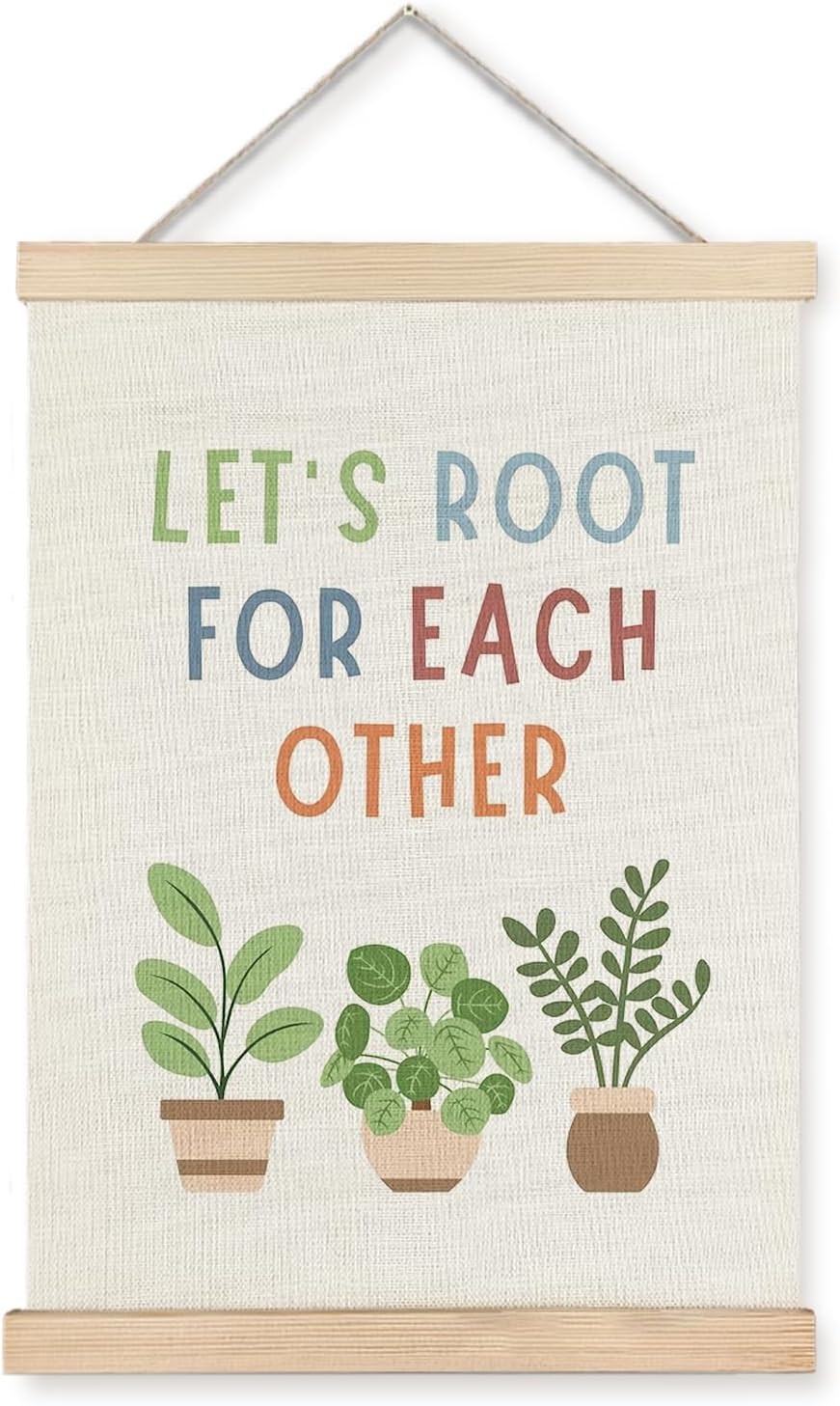 Let'S Root for Each Other Poster Hanger Frame – Motivational Wall Art Prints Dec
