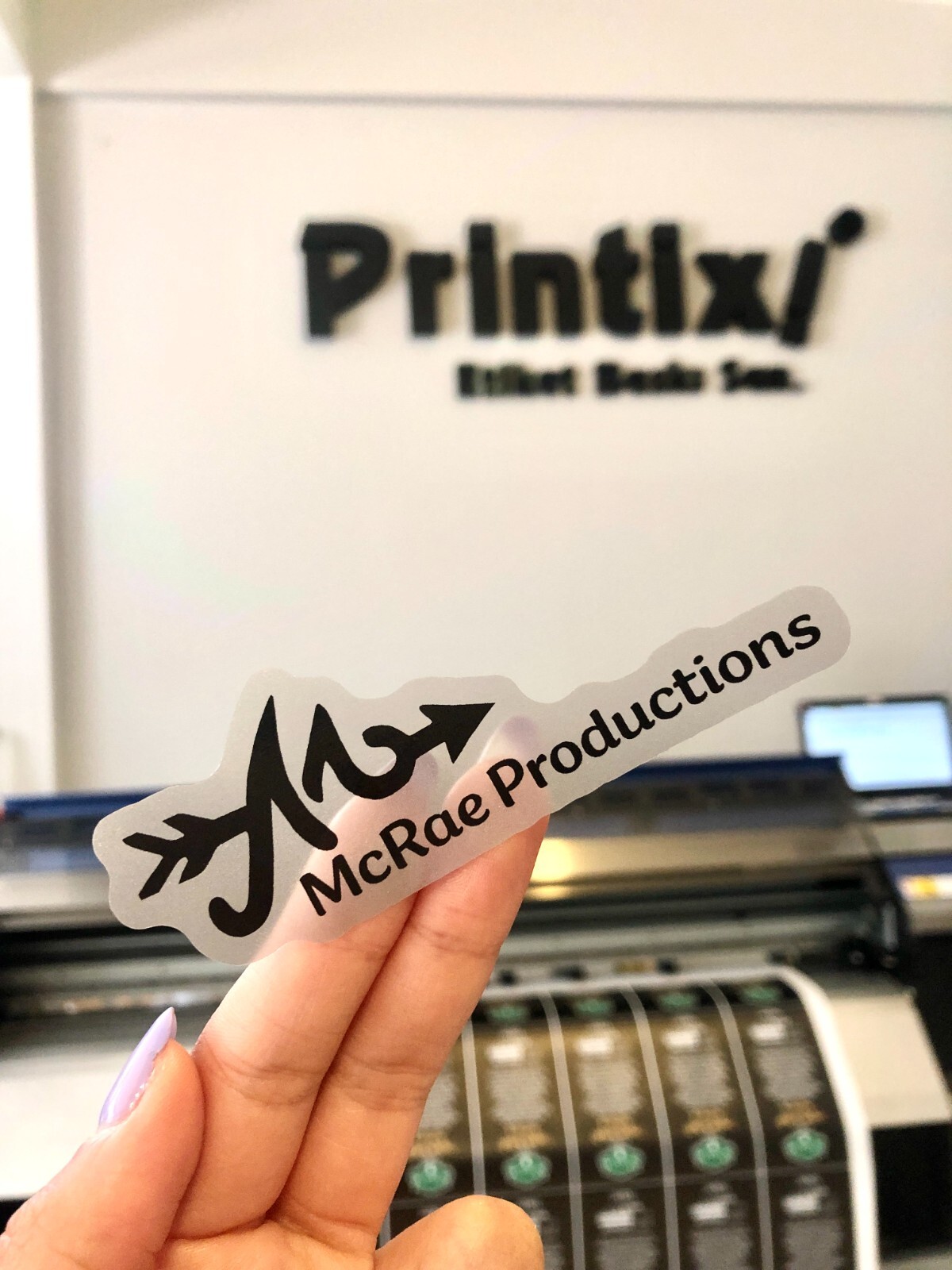 1.000pcs of Custom Clear 1.5 inch Any Shape Colorful Transparent Label