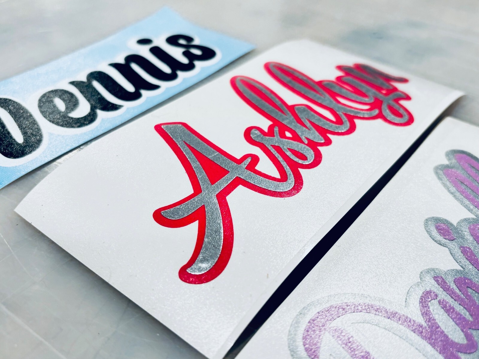 Your Name On A 5" Vinyl Decal-Lotsa Fonts-Sizes-Colors Avail. Buy 2 Get 1 FREE