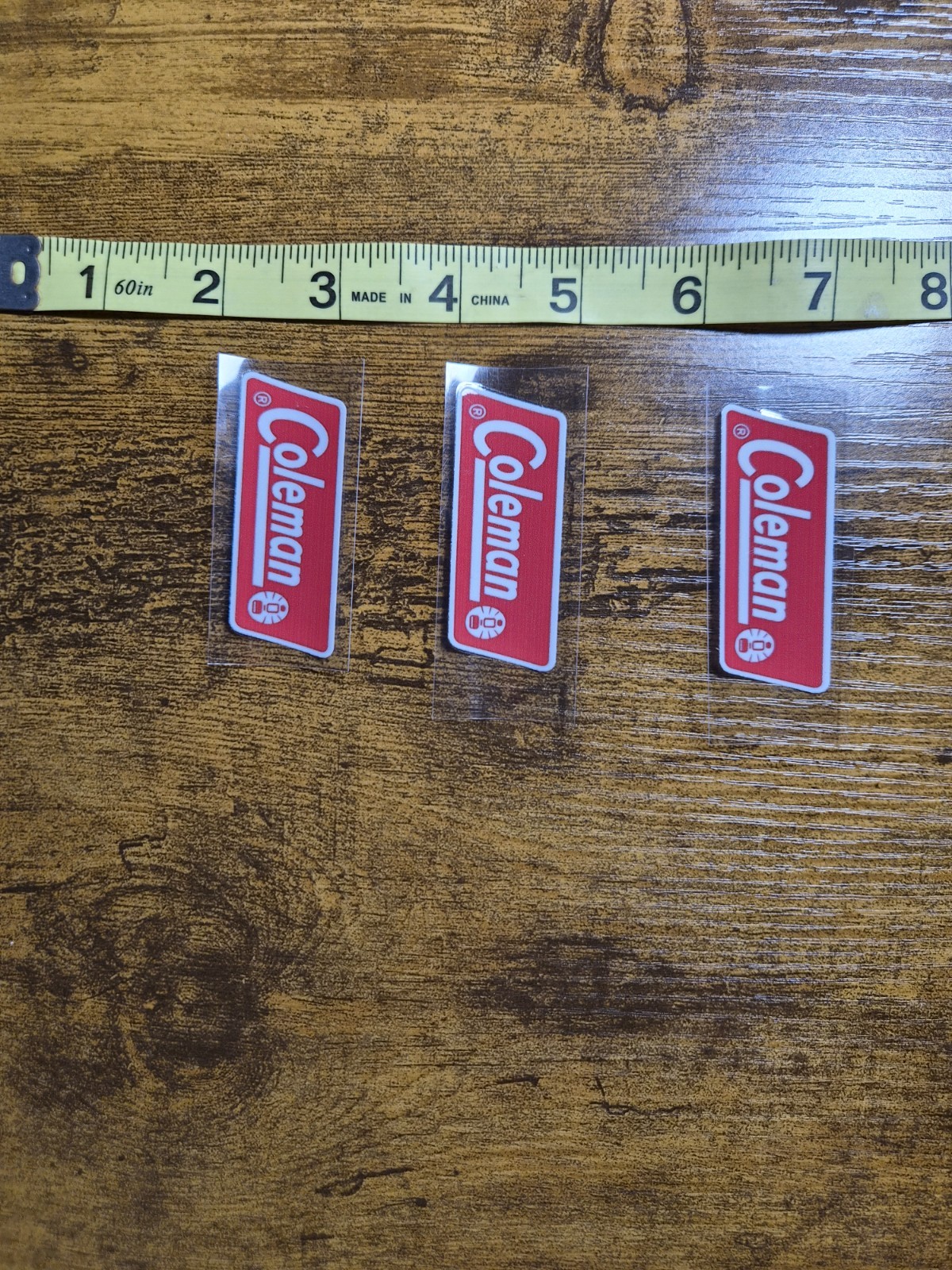 3 pc. Coleman Replacement Sticker Label Decal Lantern Stove 1971-1983