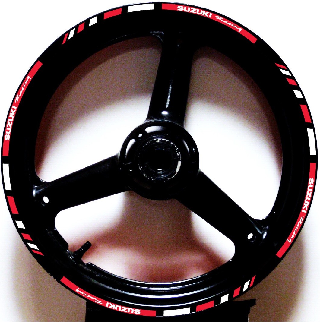 CUSTOM GP RIM STRIPE WHEEL DECAL TAPE STICKER SUZUKI Racing GSX 600 750 KATANA R