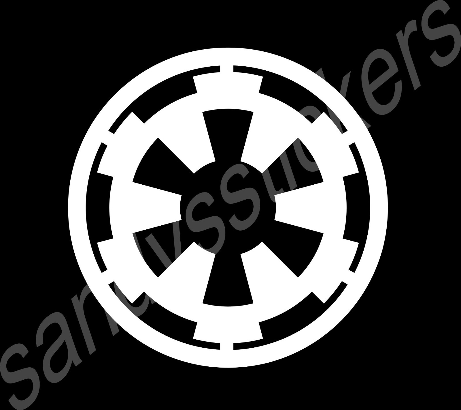 2x Star Wars Empire Sticker Vinyl Decal – Star Wars Sith – Car Truck Window – 5"