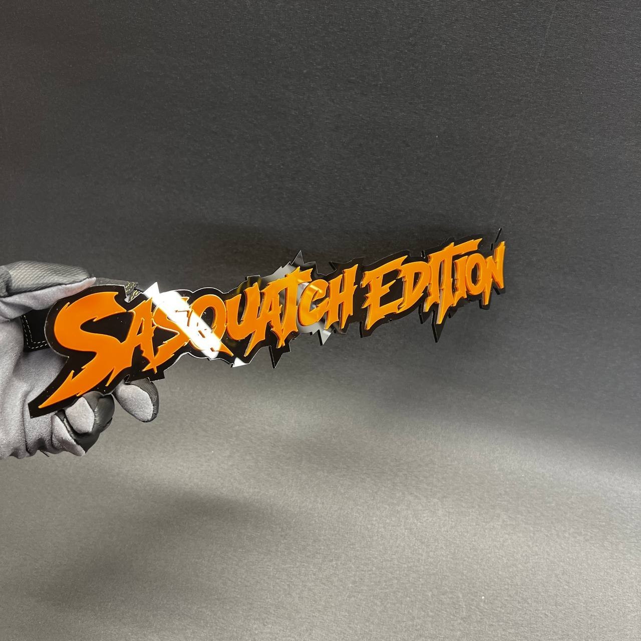 1X SASQUATCH EDITION Custom 3D Text Car Badge Fender Emblem Tailgate Toolbox