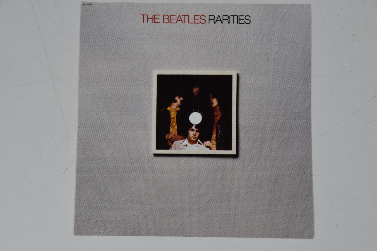 Vintage Beatles Rarities Record Insert Cover Art 6" Art Print 45 Size Paper ONLY