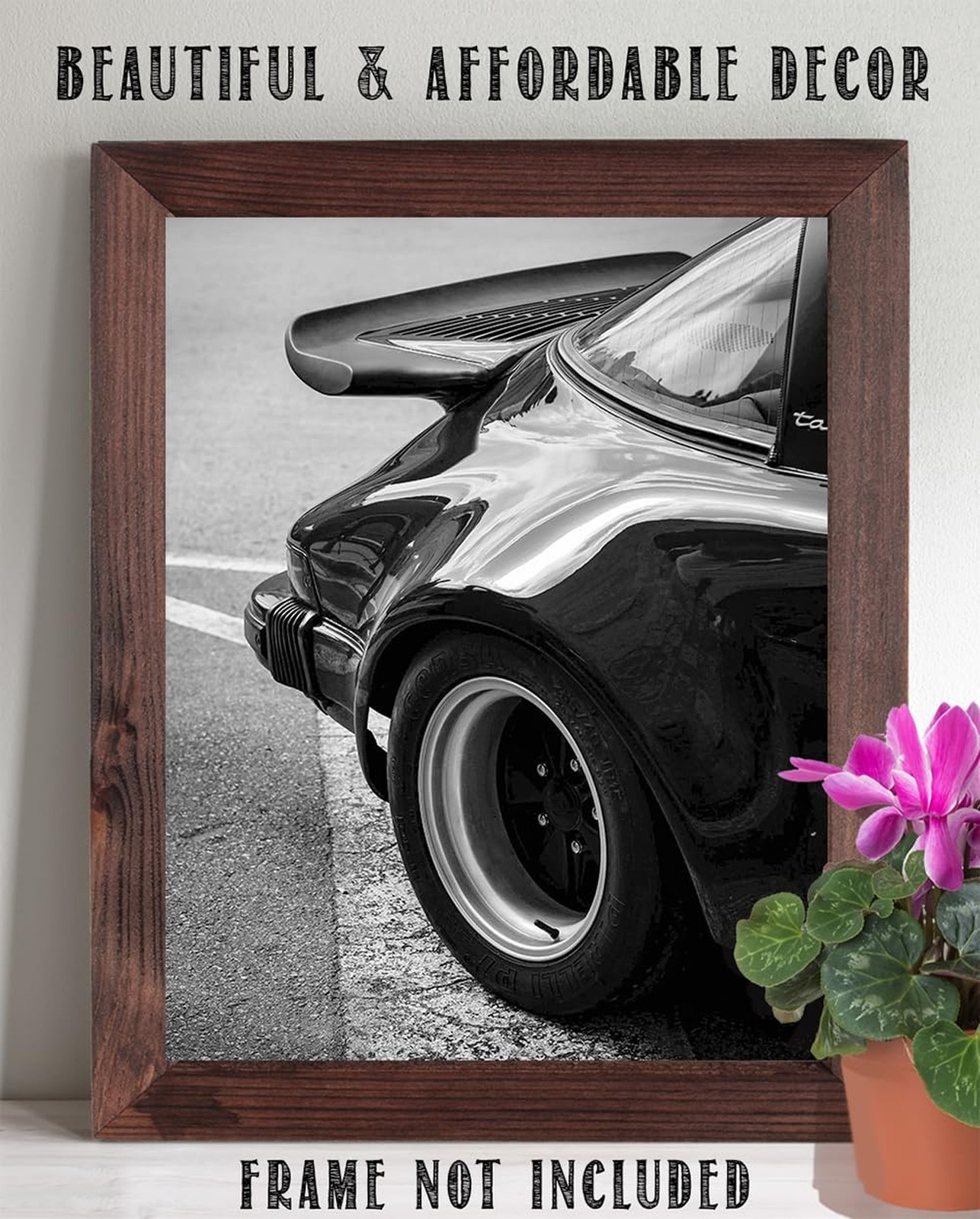 Porsche 911 Fin – Luxury Car Photography 11×14 Unframed Print, Sleek Curves, …