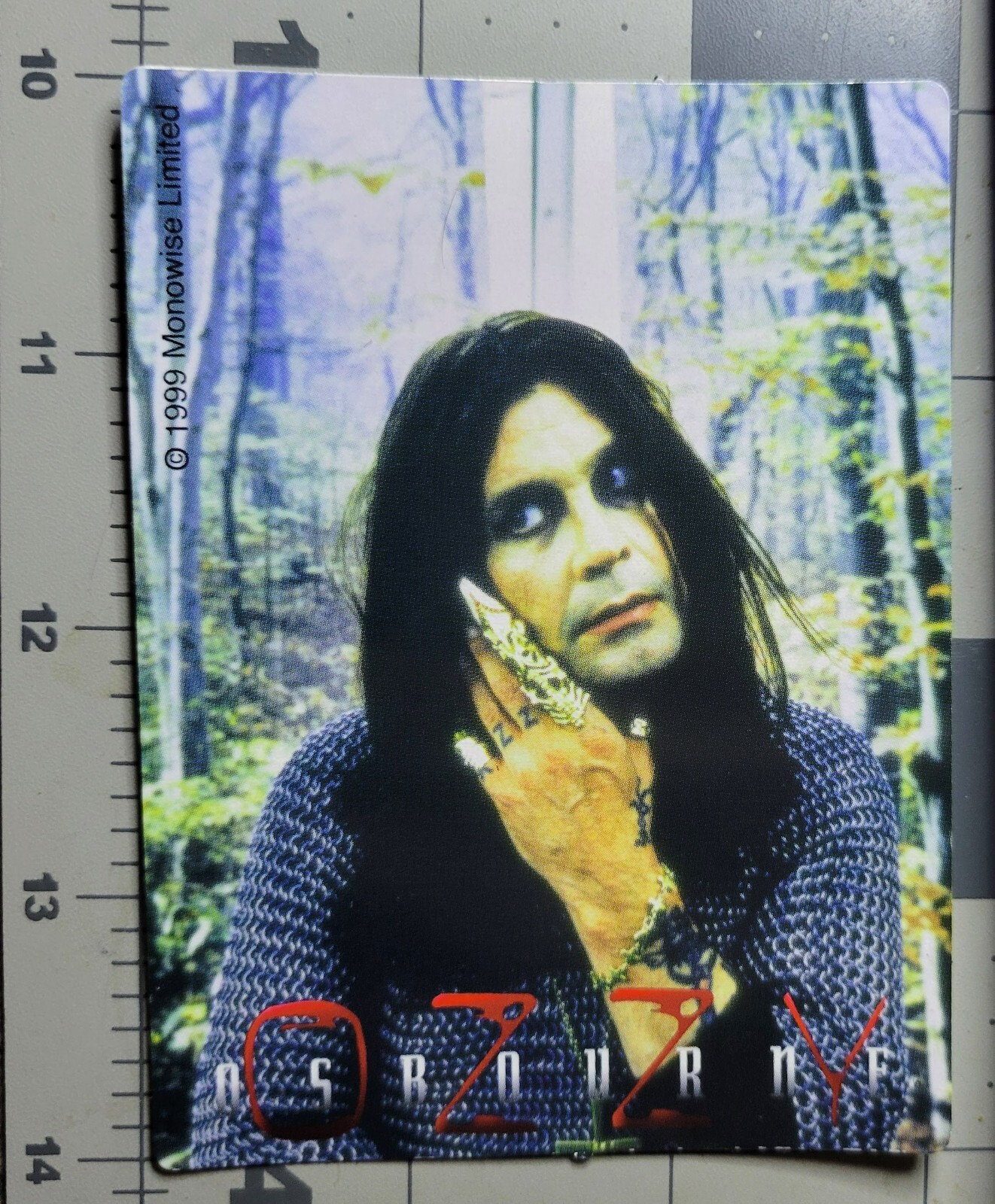 Ozzy Osbourne Photo Heavy Metal 1999 Sticker / Decal – Monowise Limited 4" x 3"