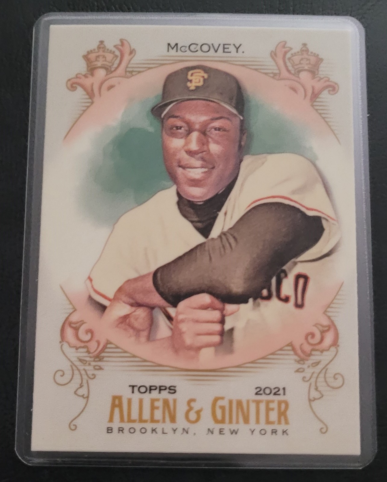 Willie McCovey HOF Fridge/Locker/Cabinet Laminated Baseball Card Magnet Giants