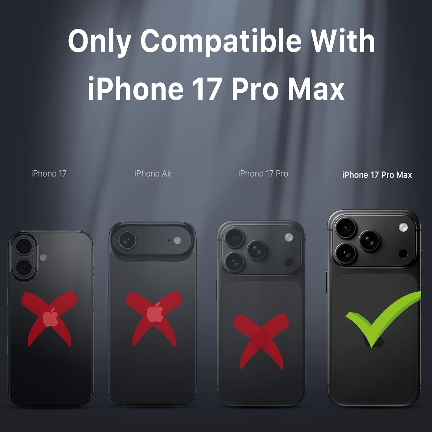 for iPhone 17 Pro Max Case with 17 Max, Cosmic Orange