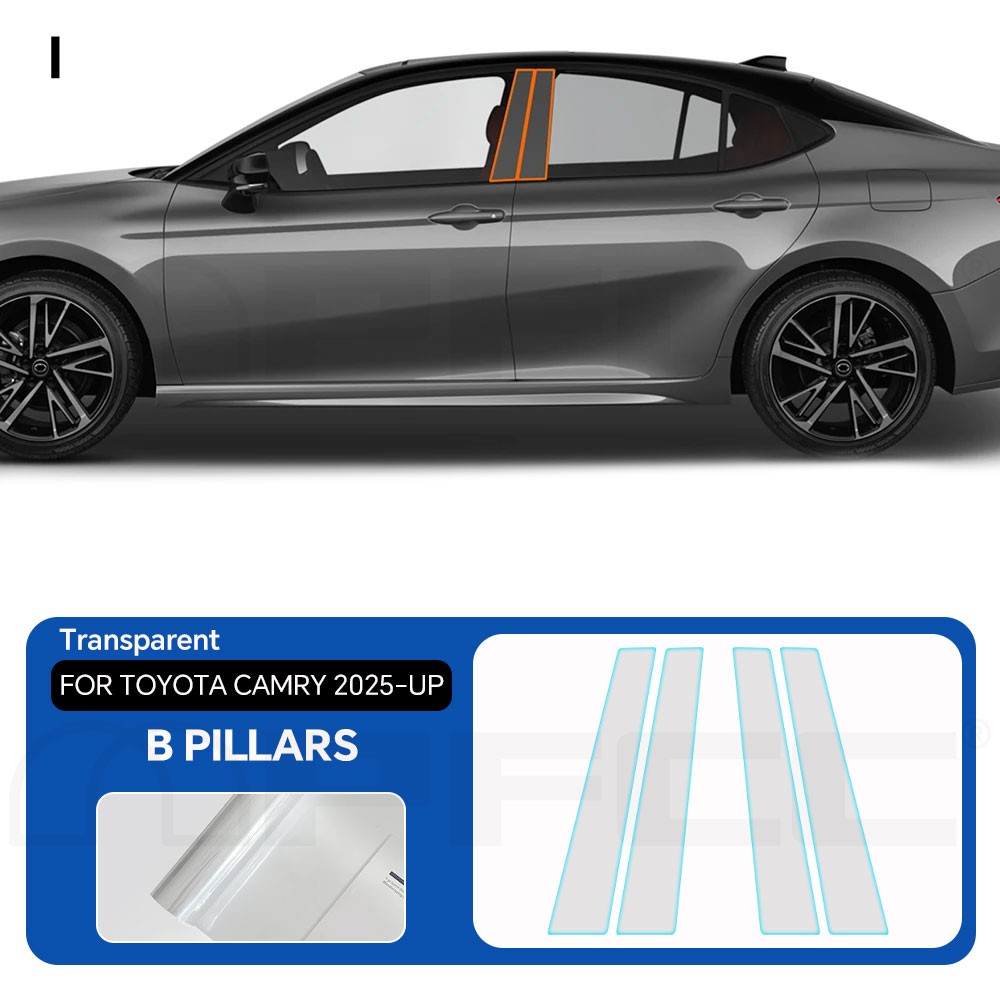 For Toyota Camry 2025-UP Full Car PPF Kit Precut Paint Protection Film Clear TPU
