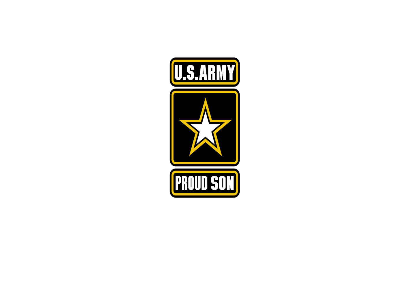 U.S Army Strong Proud Vinyl Decal Sticker Military Car Dad Mom Son Wife Active