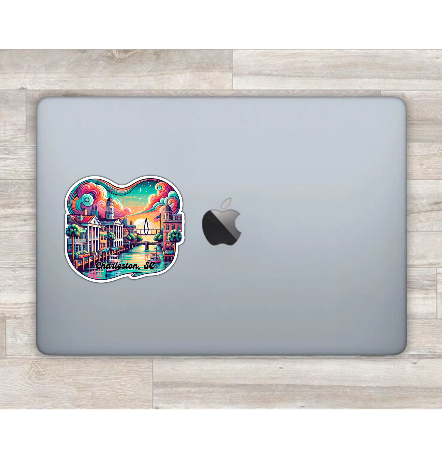 Charleston South Carolina Fridge Magnet or Laptop Sticker