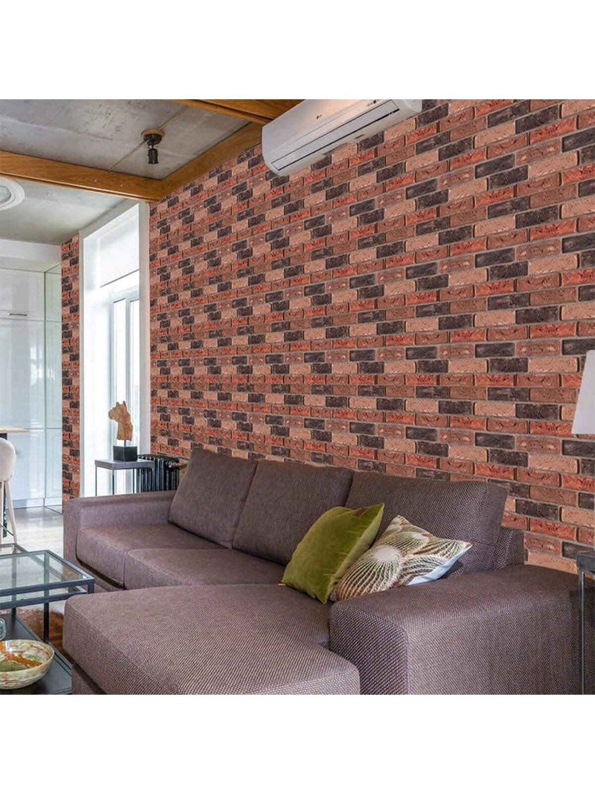 3D Brick Wall Panels Peel and Stick 30 Pack Self-Adhesive Waterproof Wall Panels
