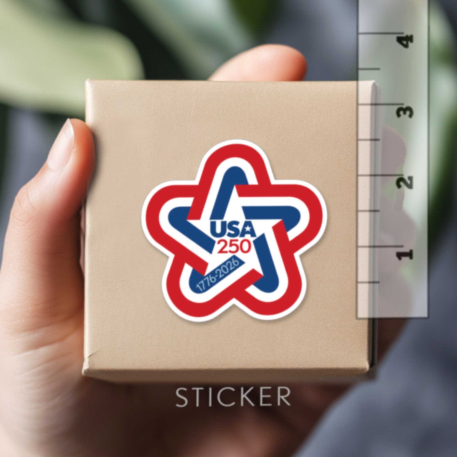 50 PACK Die Cut Stickers – USA America, Semiquincentennial, 250 Freedom
